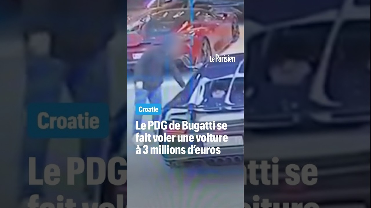 Le PDG de Bugatti poursuit le voleur de sa voiture à 3 millions d’euros