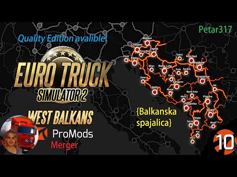 Promods 2.68 & West Balkans DLC Merge Quality Editon v1.0 1.49