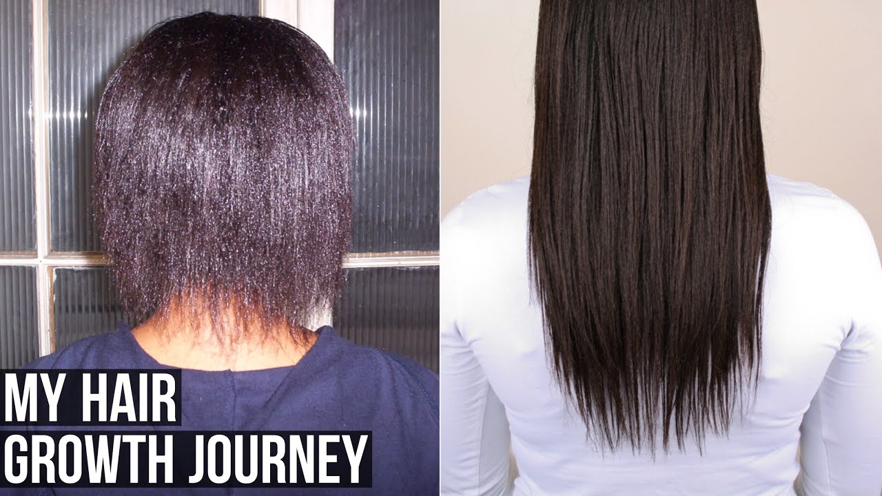 My Hair Growth Journey Relaxed Hair YouTube