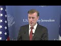 LIVE: US national security adviser Jake Sullivan speaks to press in Israel  - 26:46 min - News - Video