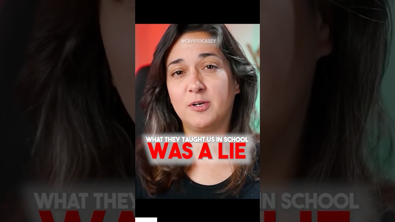 "What They Taught Us in School Was a Lie" 🙈 cryptocasey