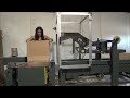 CE-563P Semi Automatic Bottom Flap Folder Pack Station and CE-657 Uniform Automatic Case Sealer Machine