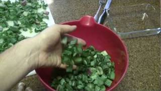 Onion Cleaning ~ Freezing Greens, Curing Bulbs