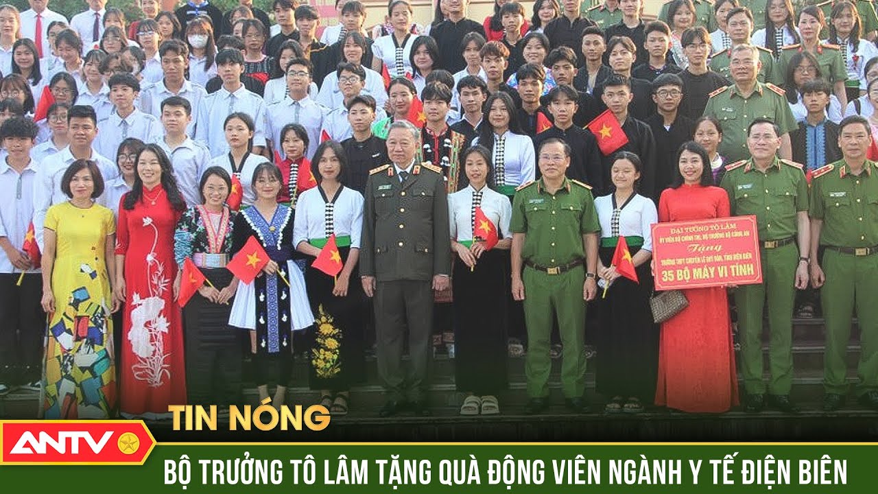 Bộ Công an tặng máy tính và xe cứu thương cho tỉnh Điện Biên | ANTV