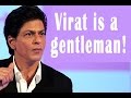 TOI - Shahrukh's Sweet Comments On Virat When being Quizzed by Fan