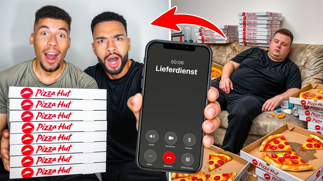 DIE PERSON VOR UNS ENTSCHEIDED UNSER ESSEN FÜR 24H STUNDEN! (VOM LIEFERDIENST)