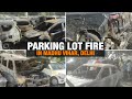 Several Cars Gutted in Delhi as Fire Breaks Out at a Parking Lot in Madhu Vihar Area | News9