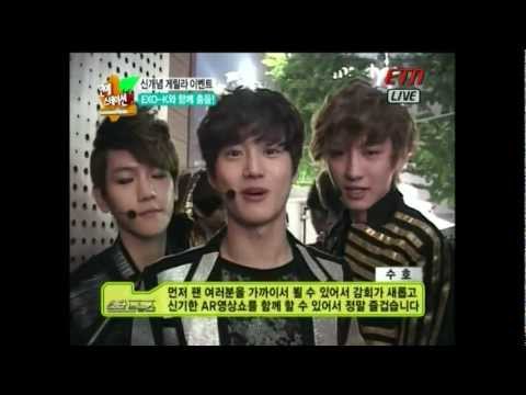 120605 ETN 연예스테이션 - EXO-K 신개념 이벤트! 게릴라 영상쇼