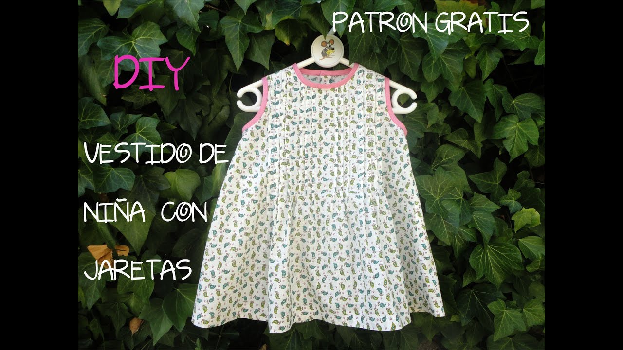 Como Hacer Un Vestido De Ni A Con Jaretas Patr N Gratis Diy Costura