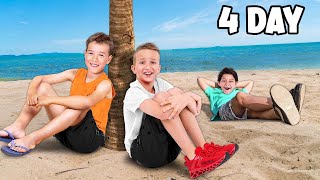 البقاء على قيد الحياة ٢٤ ساعة في جزيرة مهجورة!