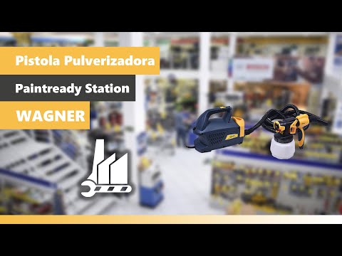 Pistola Pulverizadora PaintReady Station 1,3L 370W 127V Wagner - Vídeo explicativo