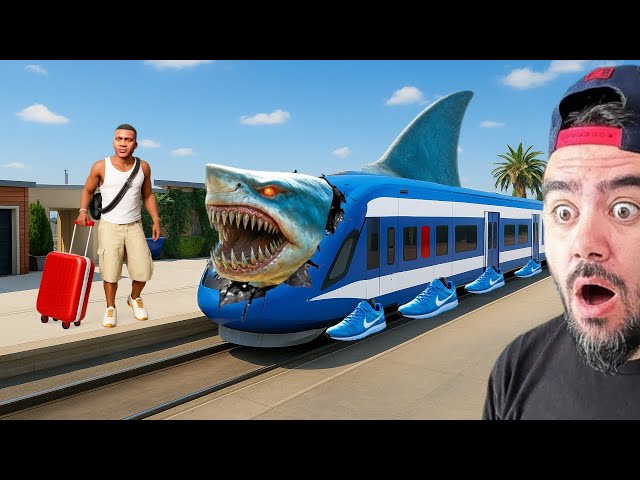 TRALALERO TRALALA TREN OLDU FRANKLINI ISIRDI - GTA 5 MODS