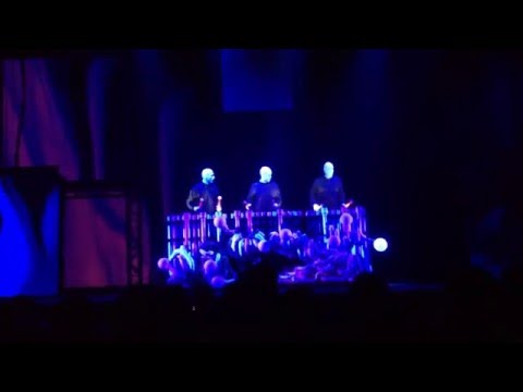Blue Man Group Universal Orlando 2012 New Show Preview & Grand Finale