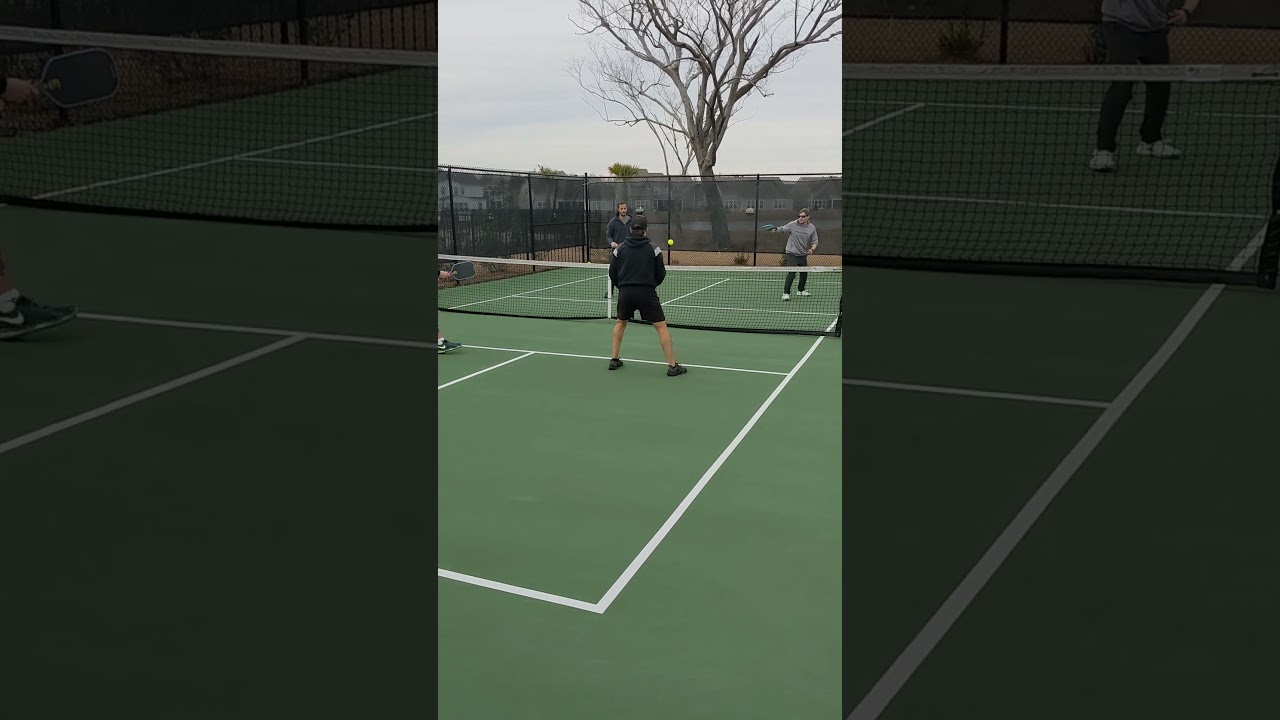 good setup #pickleballdoubles #tennis