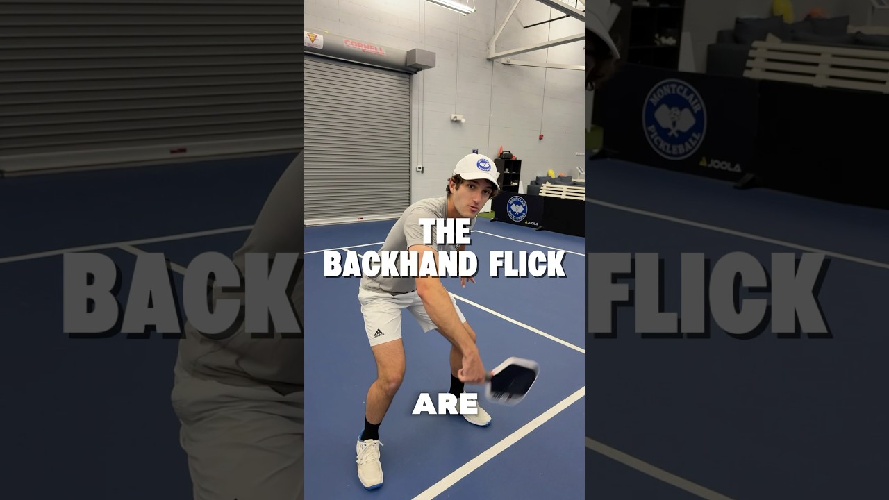 Here are the KEYS to the backhand flick 🔑 #backhand #pickleball #flick