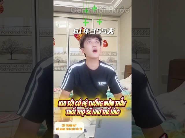 Khi Tôi Có Hệ Thống Nhìn Thấy Tuổi Thọ Sẽ Ra Sao | Lưu Nhị Siêu Bựa | Genz Hài Hước #shorts