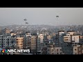 ‘This is not enough’: Gazans react to first U.S. aid airdrop