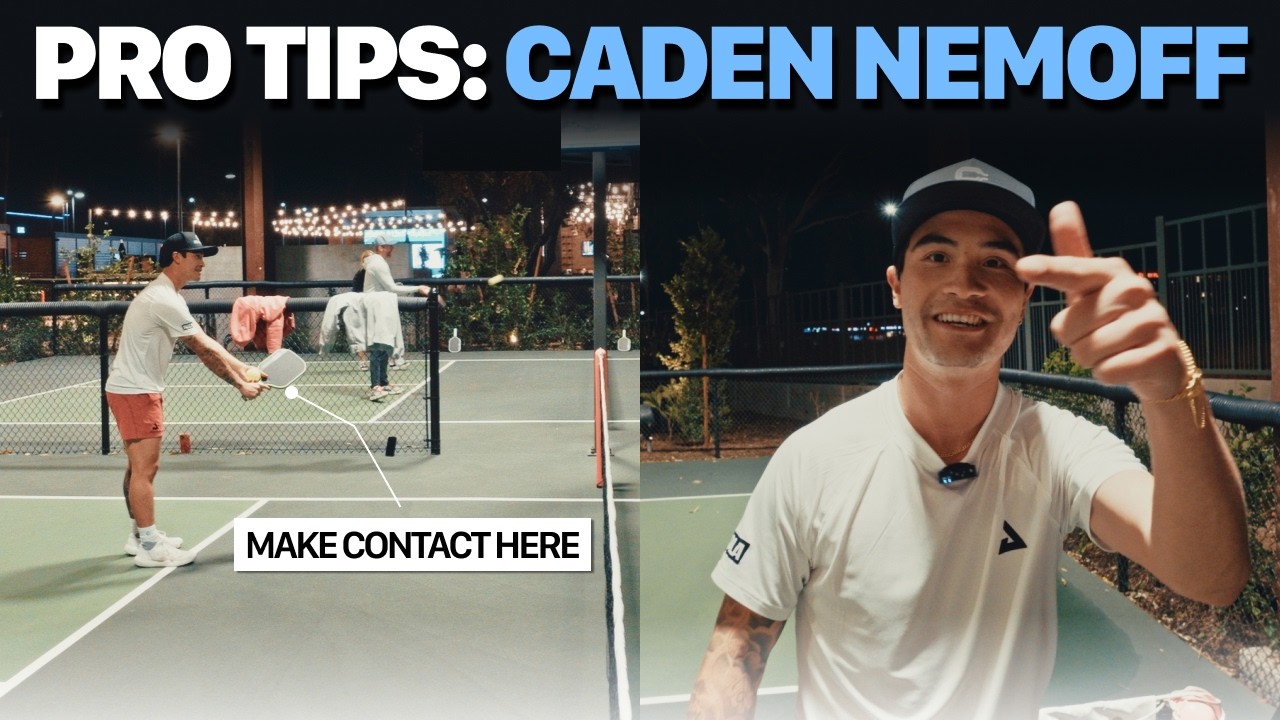 Pickleball Pro Tips feat. Caden Nemoff