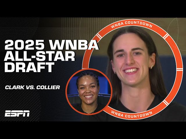 WNBA ALL-STAR DRAFT 🍿 Caitlin Clark and Napheesa Collier make their selections 👀 | WNBA Countdown