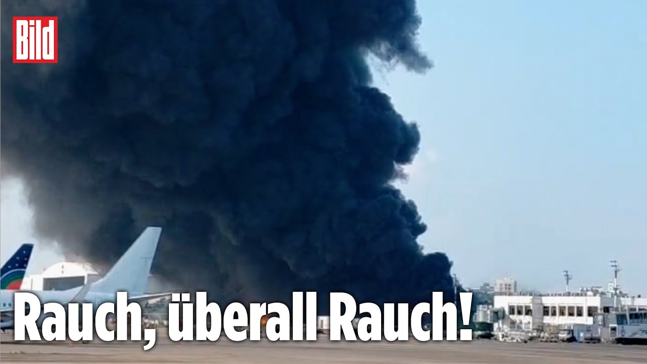 Dhaka: Großfeuer am internationalen Flughafen