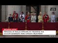 Princess of Wales joins royals on balcony during first public appearance since cancer diagnosis(CNN) - 10:51 min - News - Video