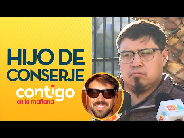 "ME TIENE COMPLICADO": Habló hijo de conserje atacado por Martín de los Santos -Contigo en la Mañana