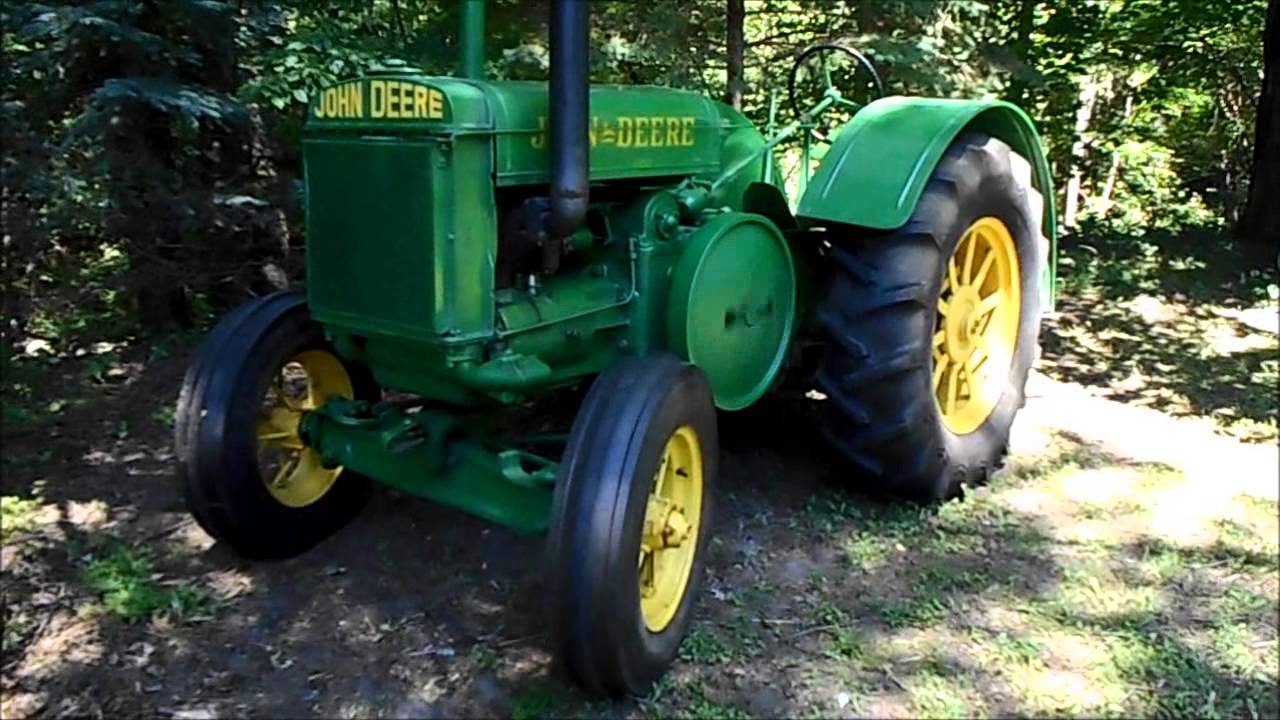 1937 John Deere D Tractor - YouTube