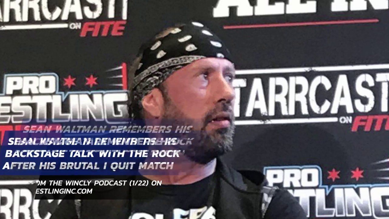 Sean Waltman On The Rock S Demeanor Backstage After Brutal Royal Rumble Match With Mick