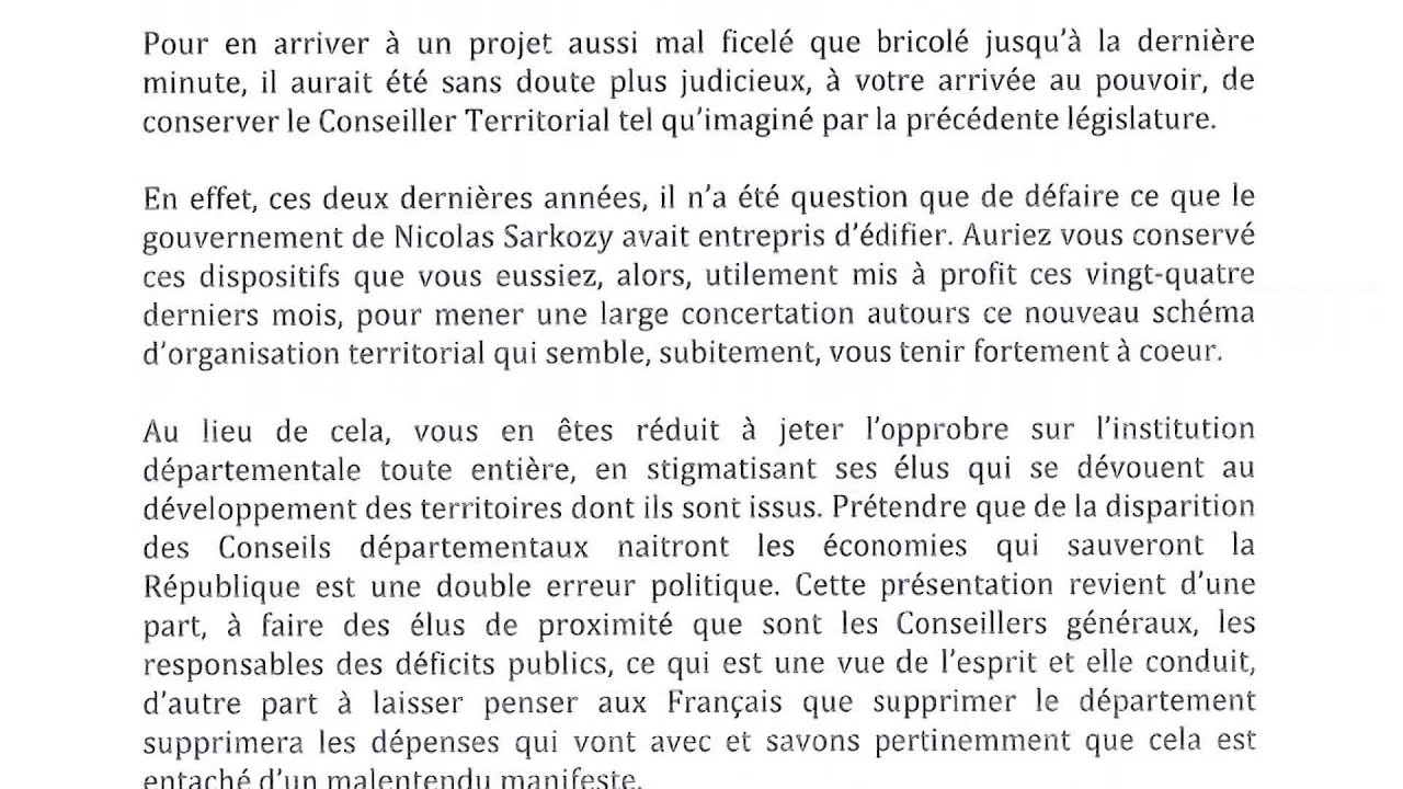 Pierre Bédier tacle sévèrement la réforme territoriale