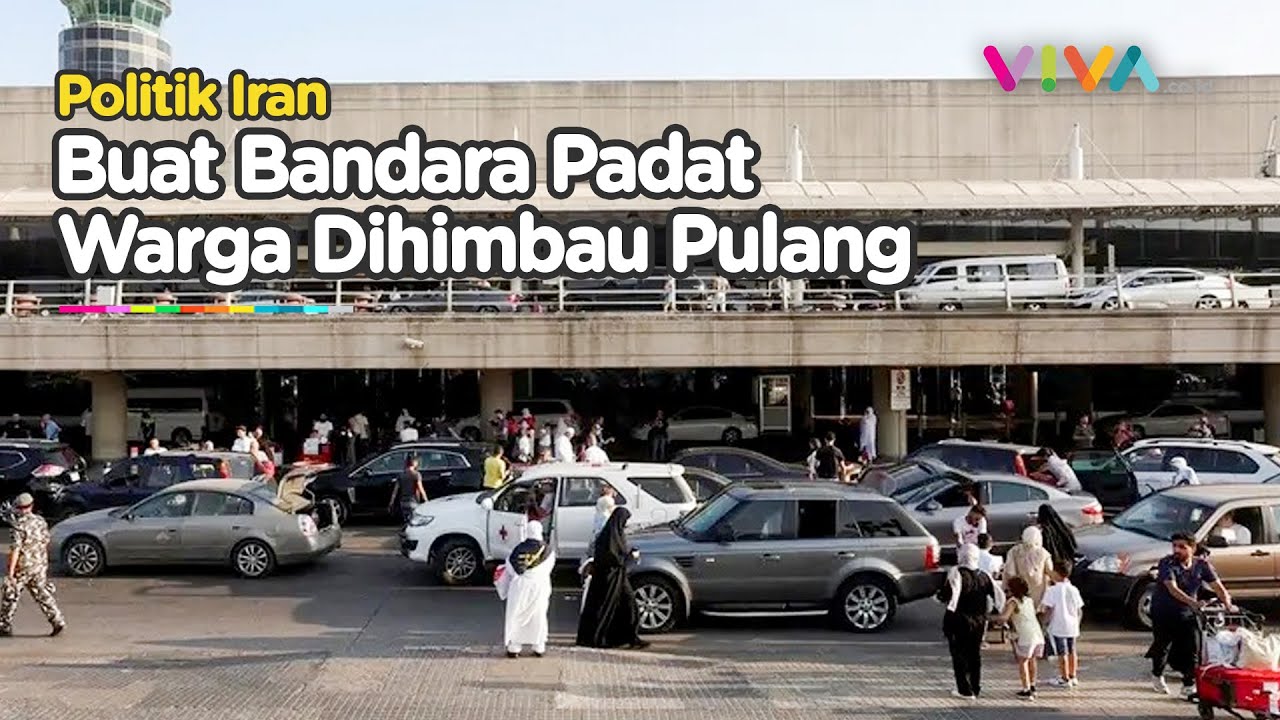 Bandara Penuh Gegara Banyak Negara Minta Warganya Pulang Kampung Hindari Bahaya Perang