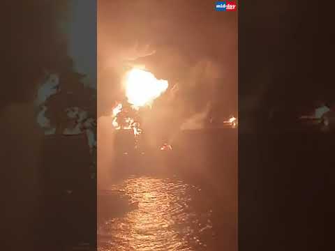 Massive Ship Fire Off Kochi AirDrop Mission Saves the Day  13 thousand views  play Short