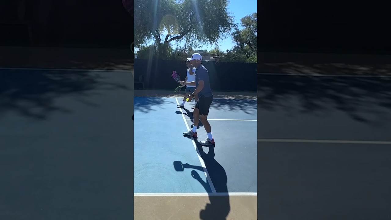 Stop taking such BIG swings…#pickleball