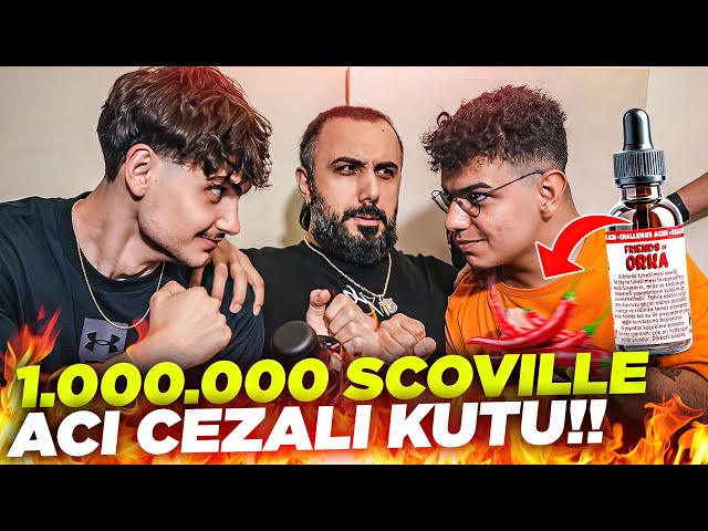 CALSE VE HAMSİYLE 1 MİLYON SCOVILLE ACI CEZALI YENİ KUTU AÇILIMI!! (ACIDAN AĞLADI) PUBG MOBILE
