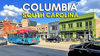 Driving in South Carolina, USA 🇺🇸  Downtown Columbia, SC - 4K