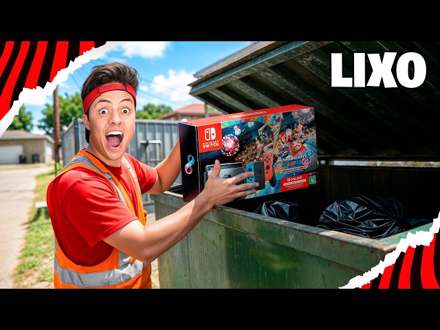 ACHEI UM NINTENDO SWITCH 2 NO LIXO!