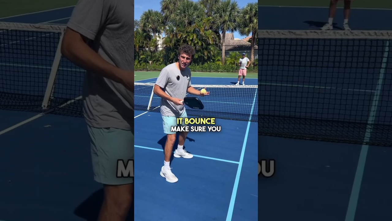This is the MOST important shot for a 4.0 who wants to become a 4.5! #pickleball #shots