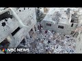 Drone video shows devastation of Israeli airstrike in Rafah