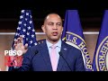 WATCH LIVE: House Minority Leader Jeffries holds news briefing as Israel aid funding considered