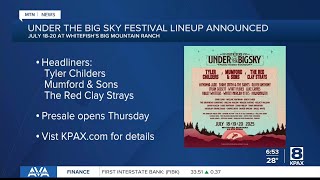 Under the Big Sky announces 2025 concert lineup