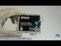 Inside Epson T0452 Cyan (Parasol) Ink Cartridge