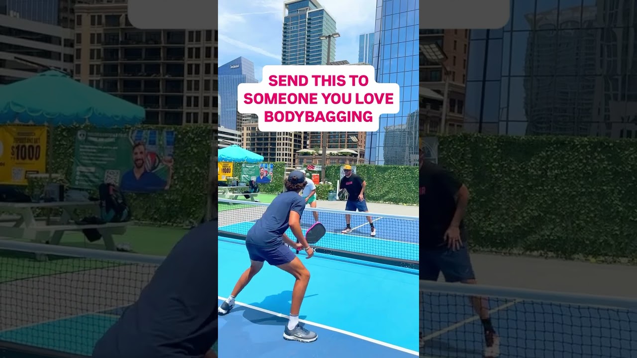 Send this to someone you love body bagging😂 No pickleball content creators were harmed in the
