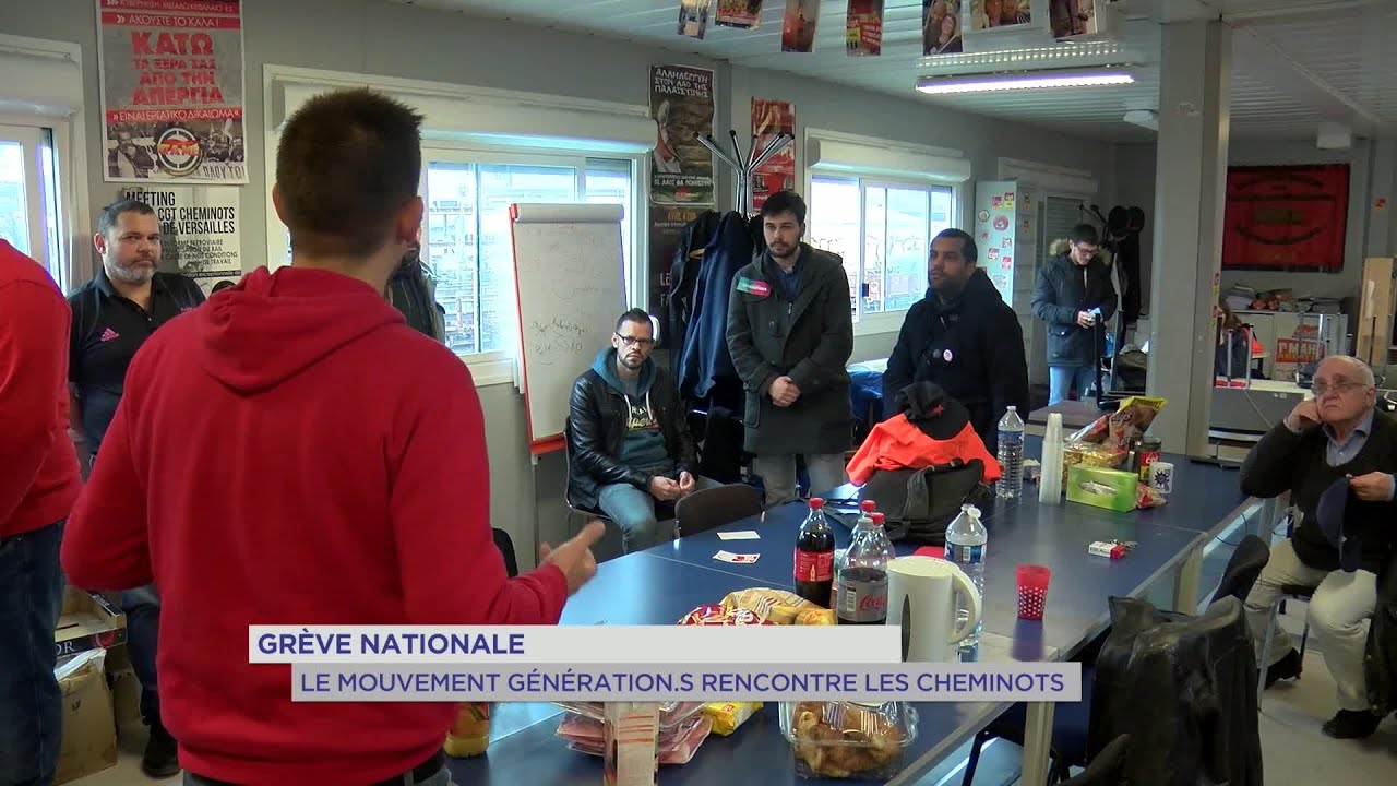 Yvelines | Grève nationale : le mouvement Génération.s rencontre les cheminots