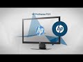 HP ProDisplay P221 - LED monitor - 21.5