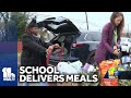 Baltimore school delivers Thanksgiving meals to families in need