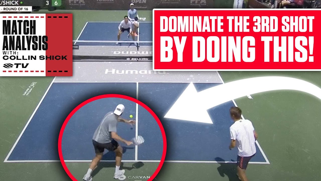 Driving the 3rd Shot So You Can Drop the 5th Shot: Collin Shick Pickleball Video Review