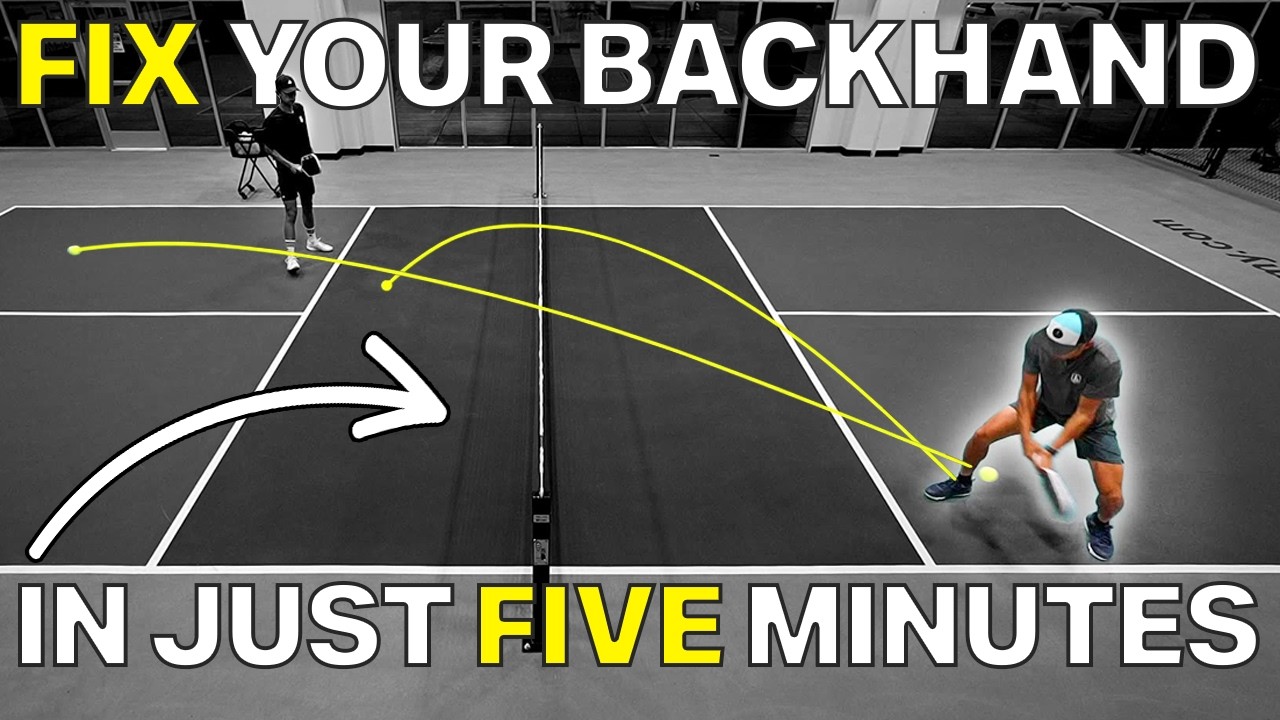 How to Hit the Two-Handed Backhand Dink — Step-by-Step Technique