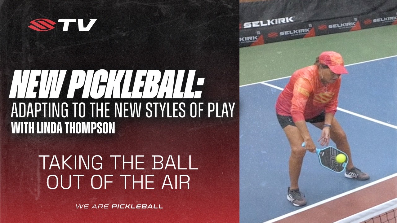 Pickleball Dinking Out of the Air & Adding Topspin