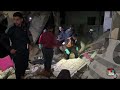 Video shows Palestinians searching for survivors after deadly Israeli airstrike  - 01:25 min - News - Video