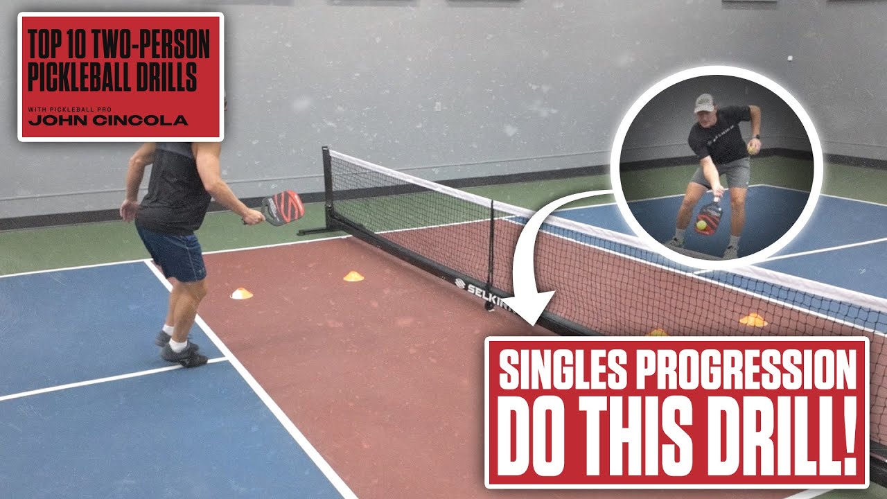 Kitchen Line Skinny Singles: 2-Person Pickleball Drills