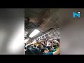 Watch: Snake enters Mumbai local train , creates ruckus